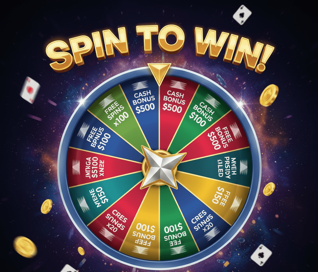 Spin to Win Wheel at Mc Luck Casino